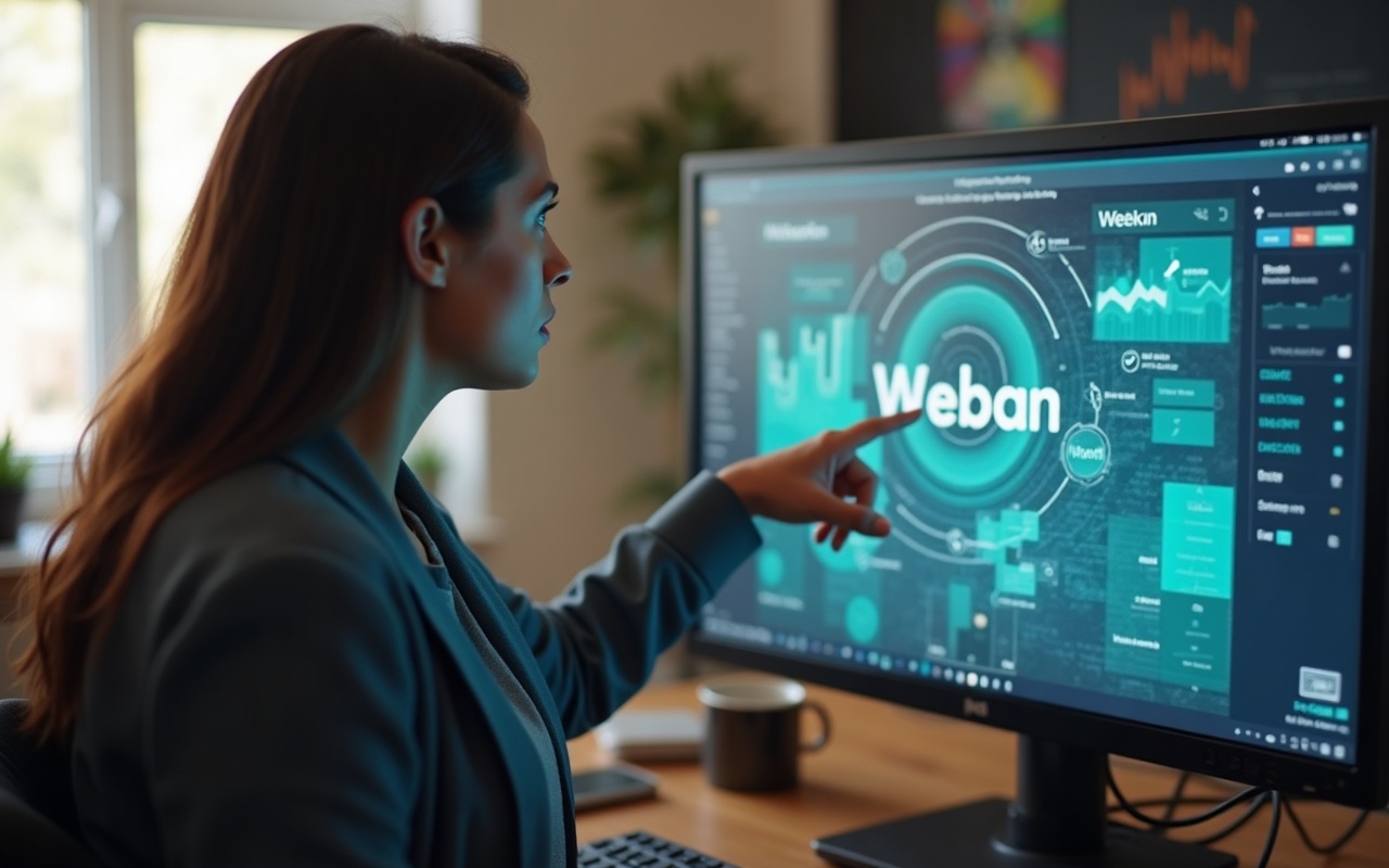 Website mit hervorgehobenem Call-to-Action und steigender Conversion-Kurve