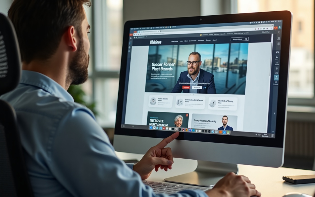 Werbebanner auf einer Website im Google Display-Netzwerk