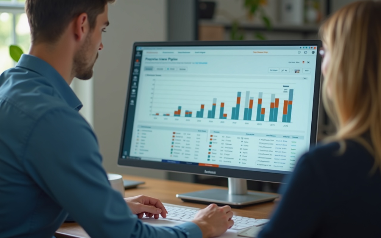 Diagramm einer automatisierten Lead-Nurturing-Strecke im CRM