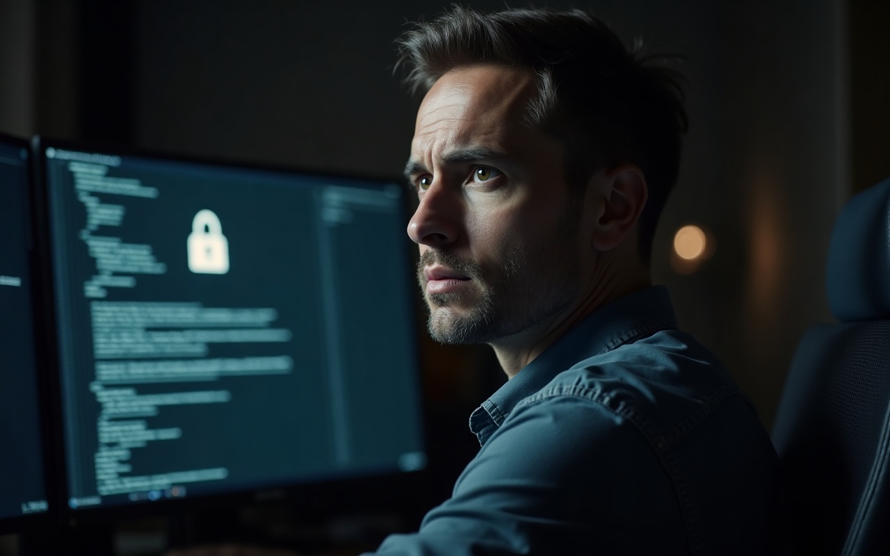 Schloss-Symbol auf einem Bildschirm als Sinnbild für Website-Sicherheit