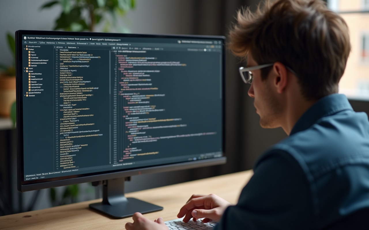 Übersicht installierter Erweiterungen im Verwaltungsbereich einer Website auf einem Monitor